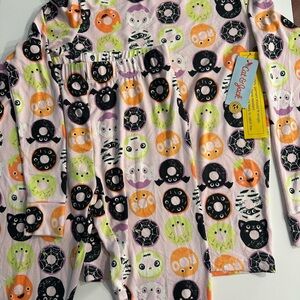 Carter's Halloween Monster Pajama Set - Black, Orange, Green